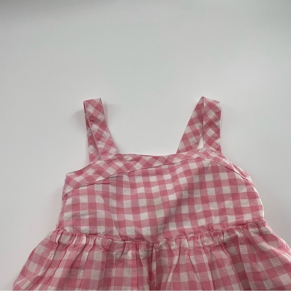 Cupcakes & Cashmere Pink Gingham Dress Bow Back Easter Spring Sleeveless - Picture 2 of 7